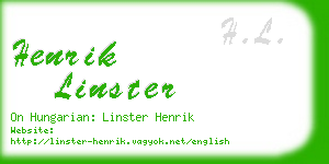 henrik linster business card